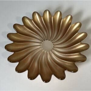 Studio Nova Solaris Rose Gold Plate Candle Holder Decor 8-1/4” Germany